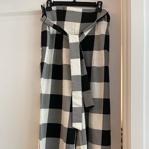 Wide Leg Block Colored Pants